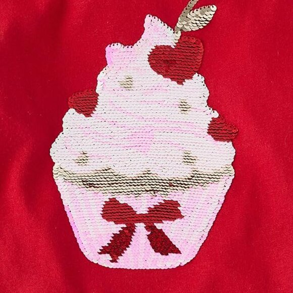Children's Place, NWT, Cupcake Long Sleeve T-Shirt - Picture 3 of 4